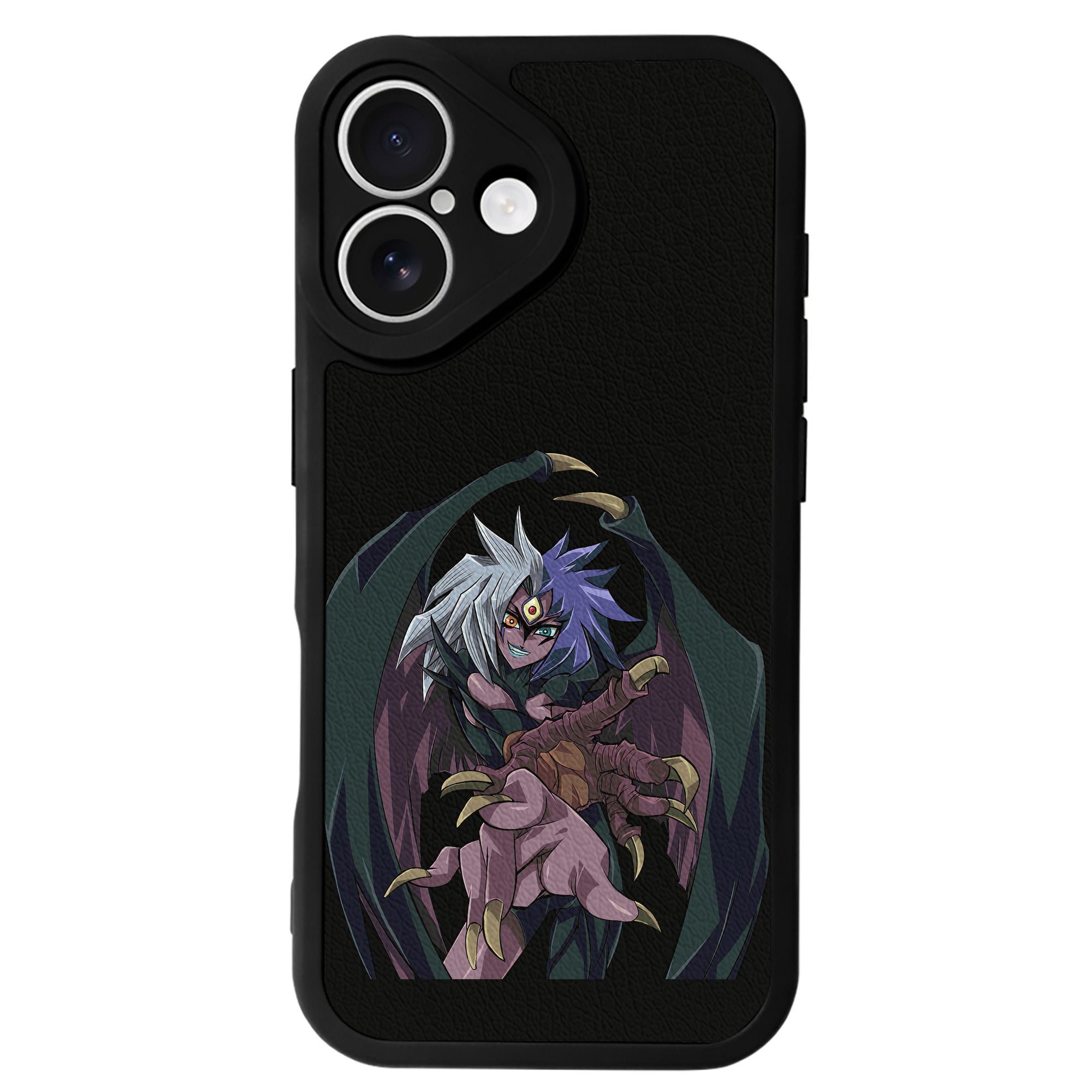 （画像用） 遊☆戯☆王 Yu-Gi-Oh! 【iPhone 16シリーズ対応】シリコンスマホケース（レザー調） 材質：シリコン